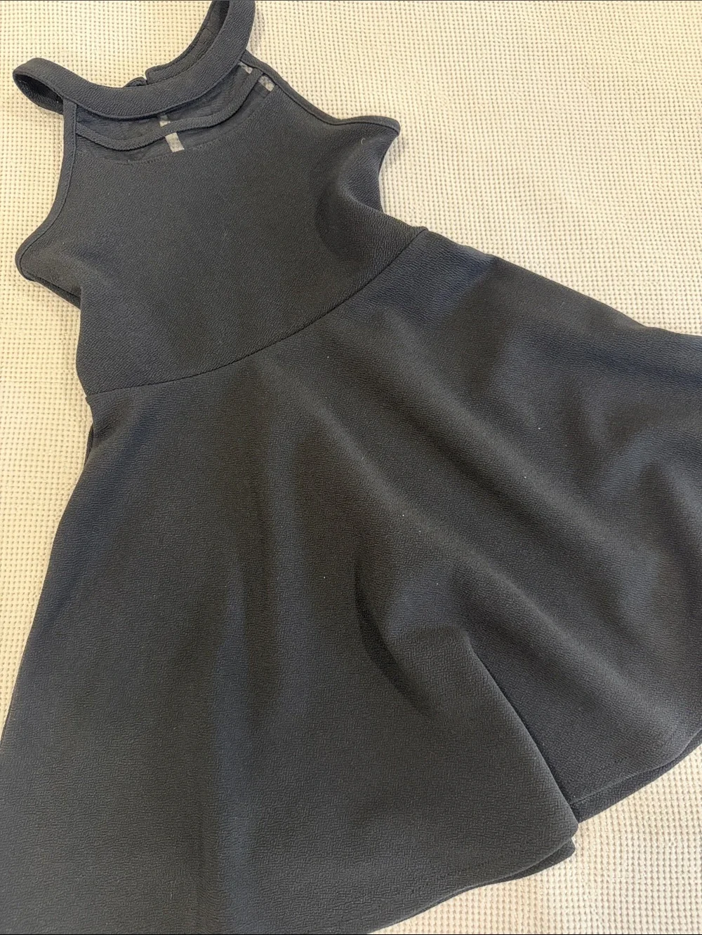 The Children's Place Black Sleeveless Fit-and-Flare Dress for Girls